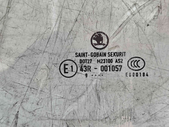 Geam usa stanga spate Skoda Fabia 2 (5J, 542) [Fabr 2007-2014] OEM