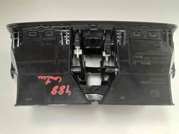 Grila aerisire centrala  Skoda Fabia 2 (5J, 542) [Fabr 2007-2014] 5J0820951S 1.2  