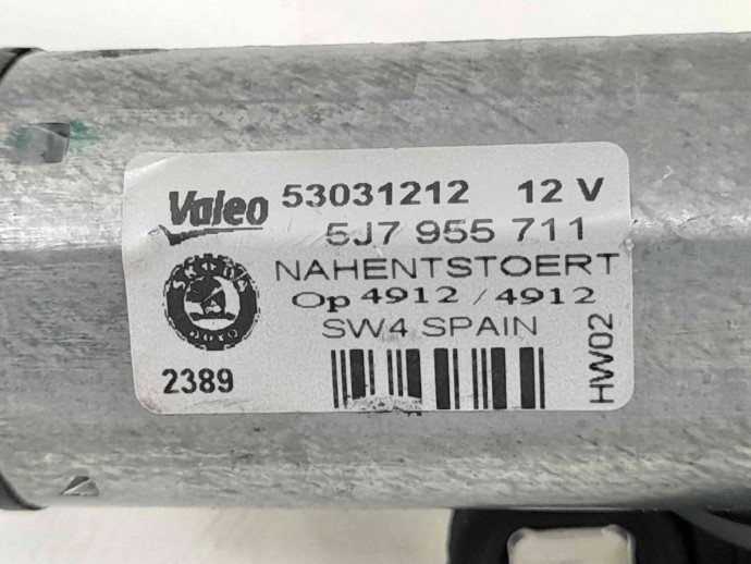 Motoras stergator haion  Skoda Fabia 2 (5J, 542) [Fabr 2007-2014] 5J7955711 1.2