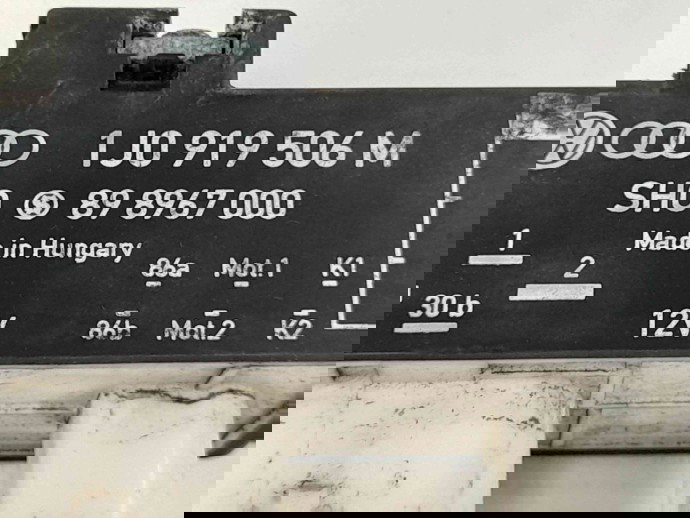 Releu electroventilator  Skoda Fabia 2 (5J, 542) [Fabr 2007-2014] 1J0919506M 1.2  