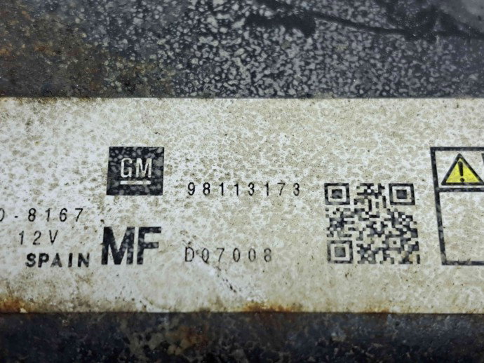 Calculator motor ECU Opel Zafira B (A05) [Fabr 2006-2011] 98113173  