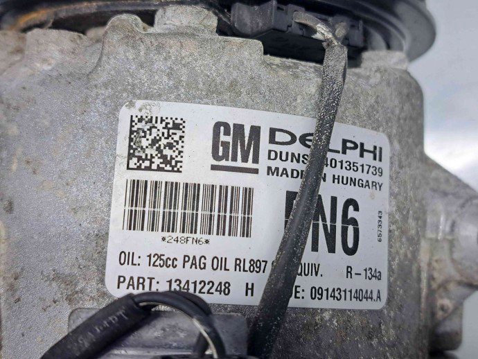 Compresor clima Opel Astra J [Fabr 2009-2015] 13412248 1.7 CDTI A17DTS  