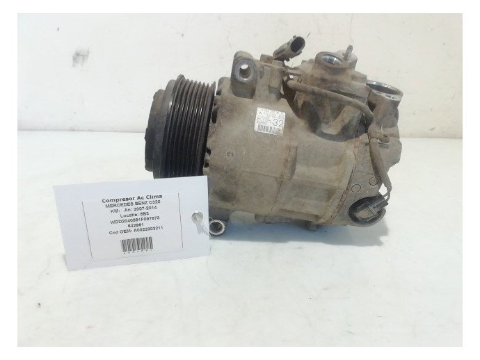 Compresor AC Mercedes C Class 3.0 CDI 642961 A0022303211 2007-2014