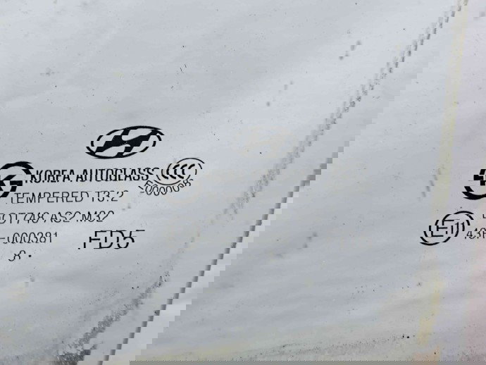 Geam usa stanga spate Hyundai i30 (FD) [Fabr 2007-2012] OEM