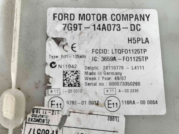 Panou sigurante Ford S-Max 1 [Fabr 2006-2014] 7G9T-14A073-DC 2.0 TDCI QXWB