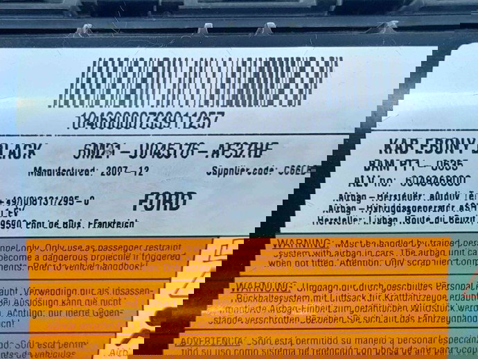 Airbag genunchi  Ford S-Max 1 [Fabr 2006-2014] 6M21-U045J76-AF3ZHE 