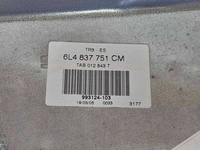 Macara electrica geam stanga fata  Seat Ibiza 4 (6L1) [Fabr 2002-2009] 6L4837751CM