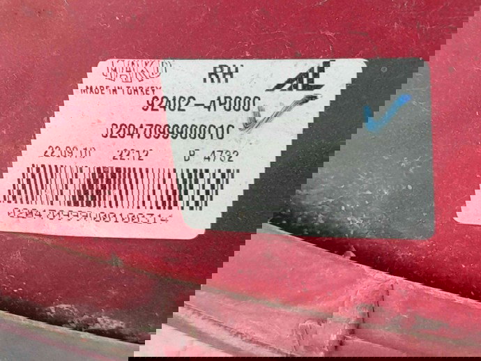 Stop aripa dreapta  Hyundai i20 (PB,PBT) [Fabr 2008-2014] 92402-4P000 1.2 G4LA 