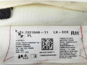 Airbag cortina dreapta Bmw 3 (F30) [Fabr 2012-2017] 7221046