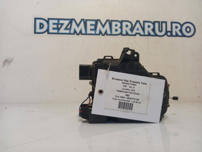 Broasca dreapta fata Skoda Fabia 1.4 3B2837016A 8 PINI 1999-2008 