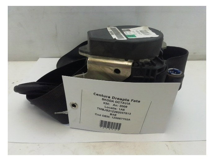 Centura dreapta fata Skoda Octavia 2 1.9 TDI BXE 1Z0857702A 2004-2013