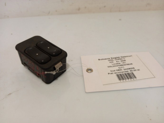 Butoane reglaj geamuri Opel Corsa C 1.7 DTI 24409205 2000-2005