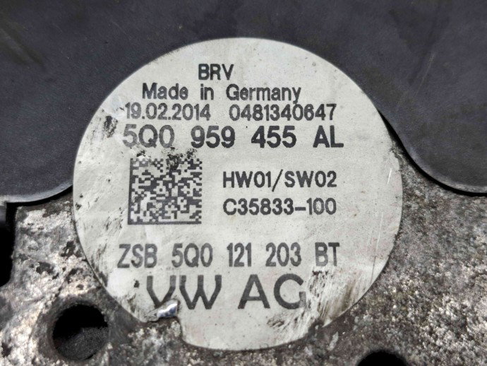 Electroventilator Skoda Octavia 3 (5E3) [Fabr 2012-prezent] 5Q0121205 1.6 TDI CLHA 77KW / 105CP  