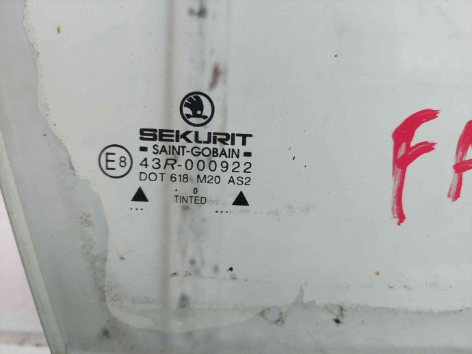 Geam usa dreapta fata Skoda Fabia 1 (6Y2) [Fabr 1999-2008] OEM