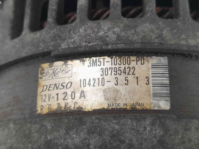 Alternator Ford Focus 2 (DA) [Fabr 2004-2012] 3M5T-10300-PD 1.6 TDCI   80 KW / 109 CP
