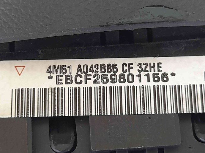Kit airbag Ford Focus 2 (DA) [Fabr 2004-2012] 4M51-A042B85 CF / 8M5T 14B321 1.6 TDCI  