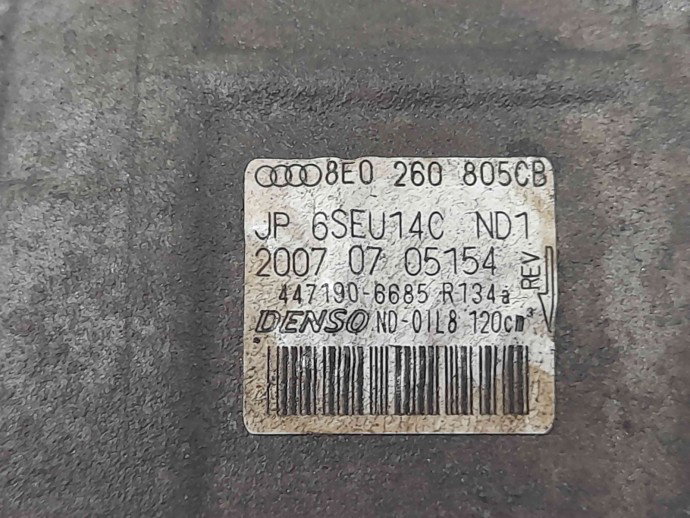 Compresor clima Audi A4 (8EC, B7) [Fabr 2004-2008] 8E0260805CB 2.0 TDI BRE  103 KW / 140 CP