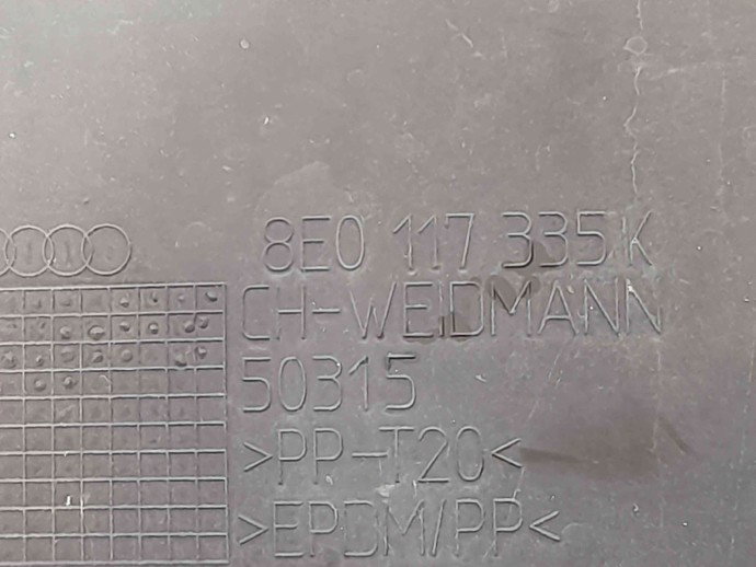 Difuzor captare aer Audi A4 (8EC, B7) [Fabr 2004-2008] 8E0117335K