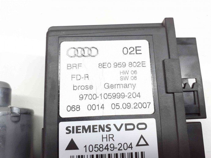Motoras geam dreapta spate Audi A4 (8EC, B7) [Fabr 2004-2008] 8E0959802E