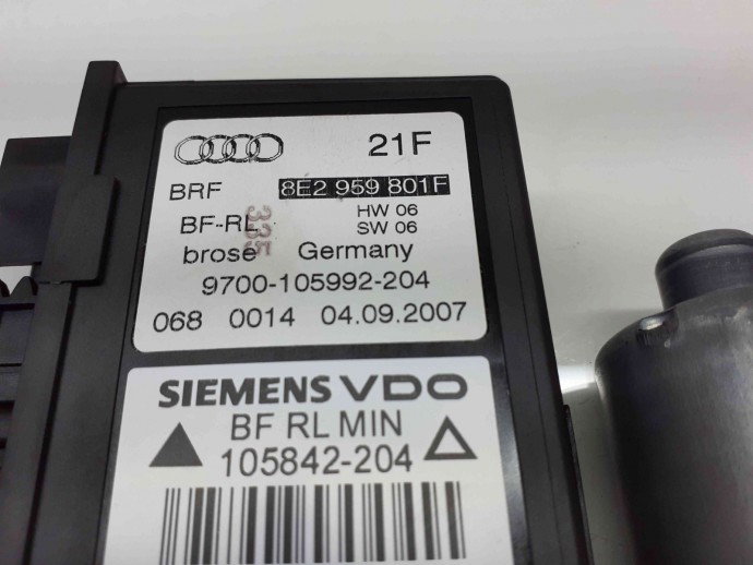 Motoras geam stanga fata Audi A4 (8EC, B7) [Fabr 2004-2008] 8E2959801F