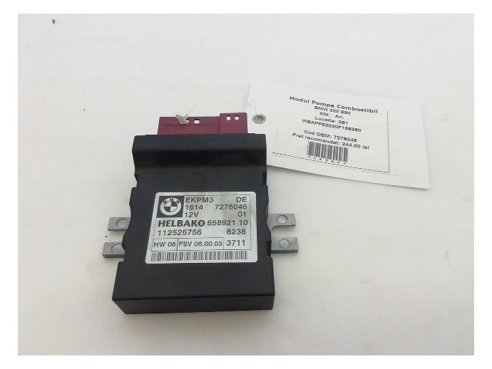 Modul pompa combustibil BMW Seria 3 E90 2.0D 7276046 2005-2011