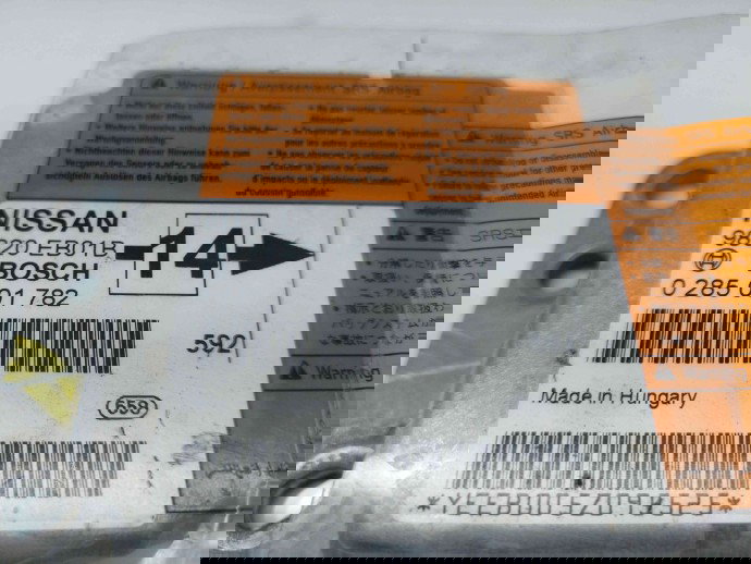 Calculator airbag Nissan Navara (D40) [Fabr 2005-2014] 98820EB01B / 0285001782