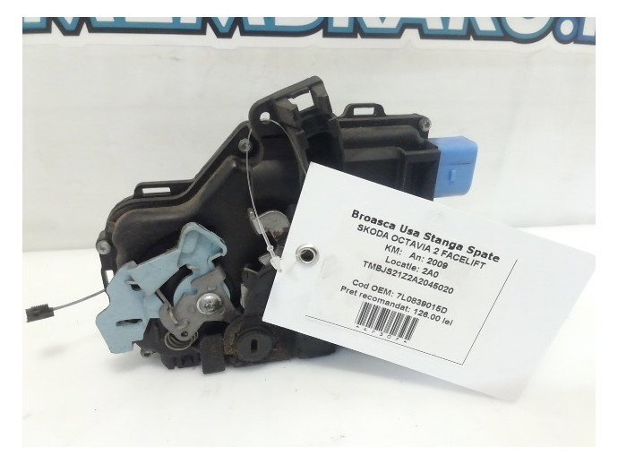 Broasca usa stanga spate Skoda Octavia 2 1.9 7L0839015D 2004-2013