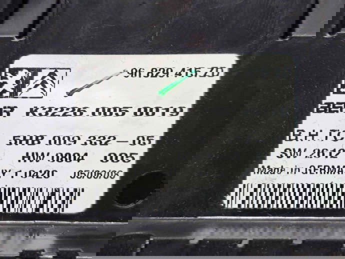  Panou comanda clima Citroen C5 (III) [Fabr 2008-2017] 96829415ZD