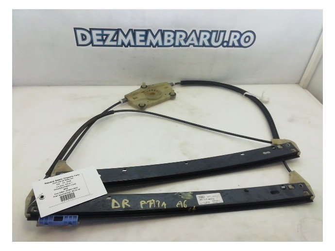Macara geam dreapta fata Audi A6 C6 2.0 BRE 4F0837462D 2005-2010