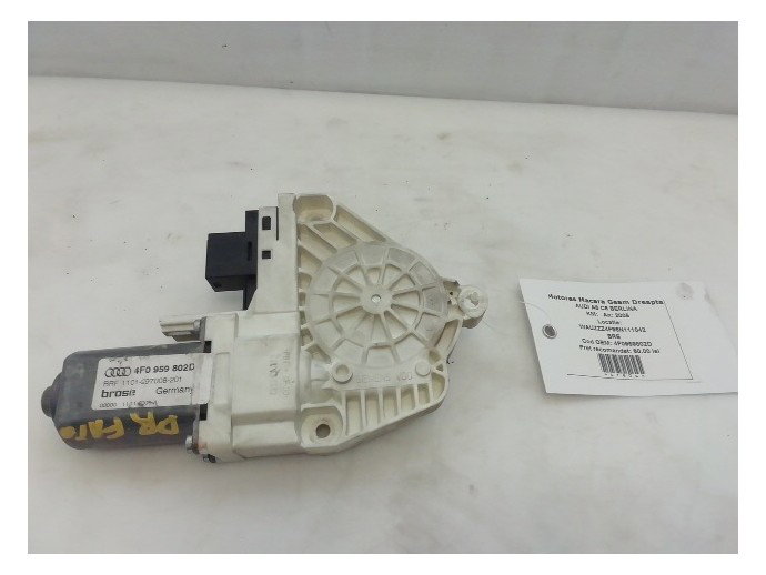 Motoras macara geam dreapta fata Audi A6 C6 2.0 BRE 4F0959802D 2005-2010