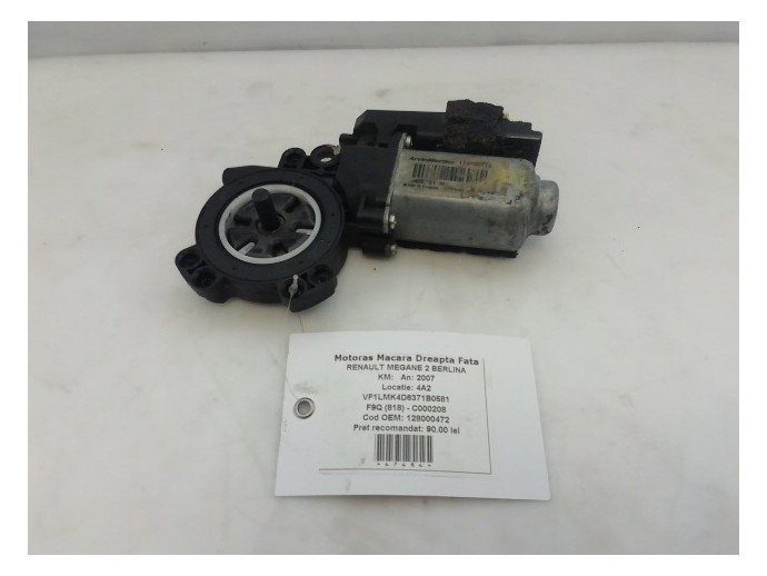 Motoras macara geam dreapta fata Renault Megane 2 1.5 128000472 2002-2008