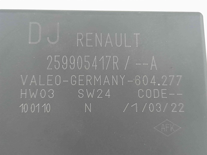 Modul senzori parcare RENAULT Megane 3 Coupe [Fabr 2010-2015] 259905417R