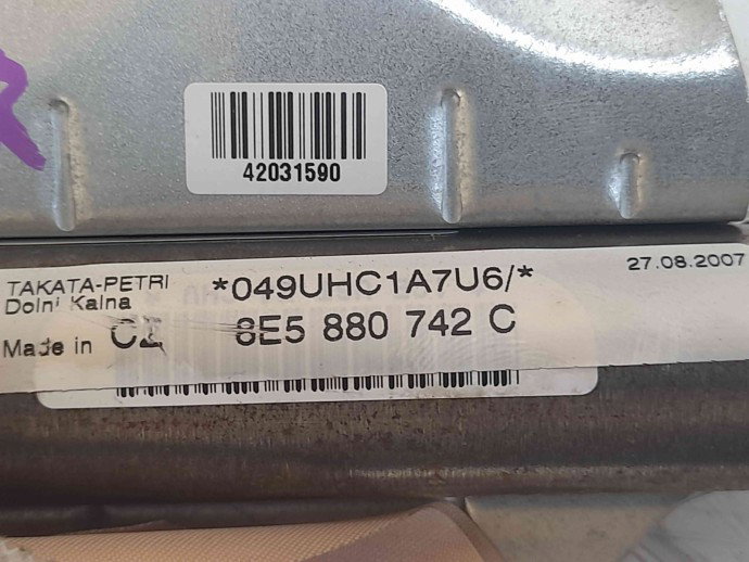 Airbag cortina dreapta Audi A4 (8EC, B7) [Fabr 2004-2008] 8E5880742C