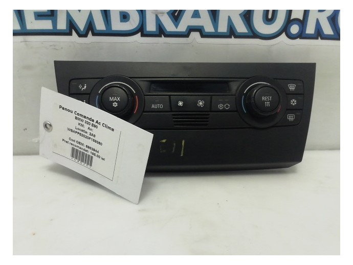 Panou clima BMW Seria 3 E90 2.0D 6983944 2005-2011