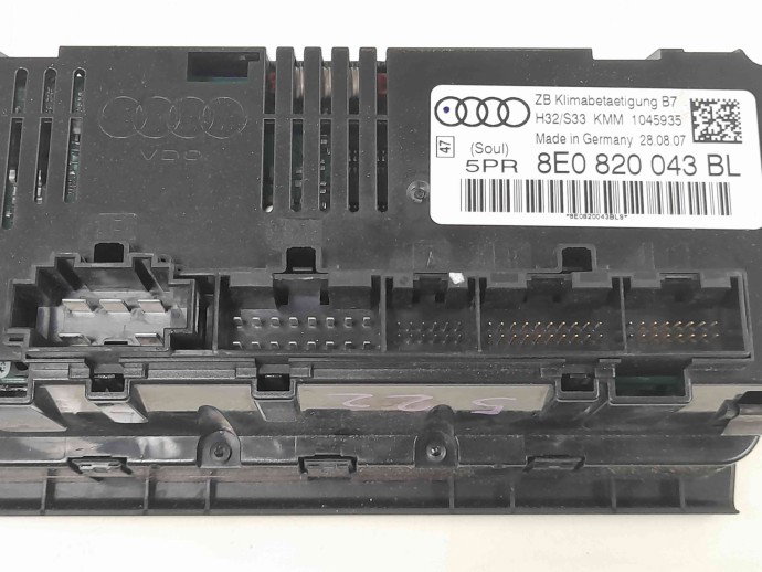 Display AC Audi A4 (8EC, B7) [Fabr 2004-2008] 8E0820043BL