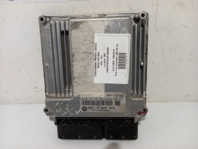 Calculator Ecu BMW Seria 3 E90 2.0 D 7803373 2005-2011