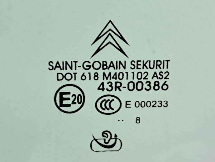 Geam usa stanga fata Citroen C5 (III) [Fabr 2008-2017] OEM