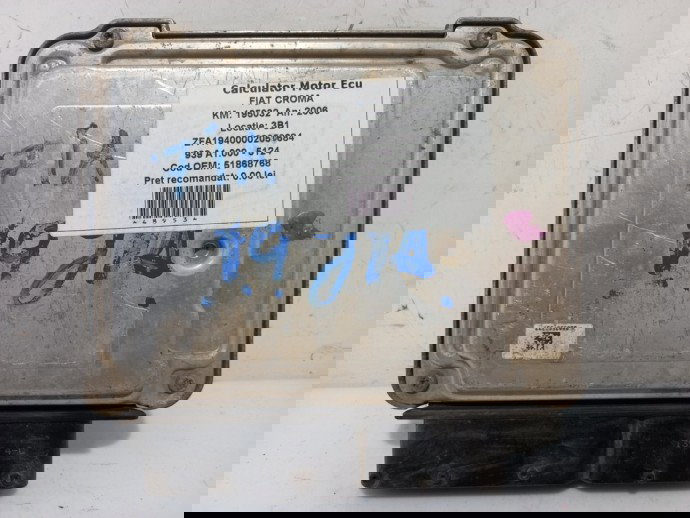 Calculator Ecu Fiat Croma 1.9 JTD 51868768 2005-2010