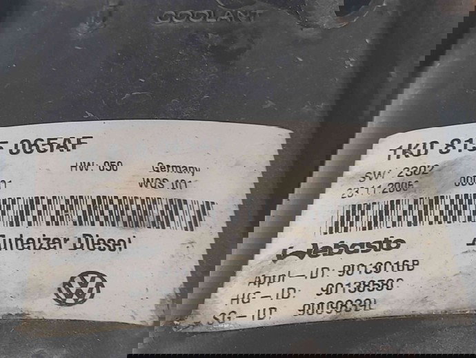 Webasto Volkswagen Touran (1T1, 1T2) [Fabr 2003-2010] 1K0815065AF