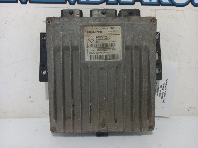 Calculator Ecu Renault Symbol 1.5 DCI 8200498183 1998-2007