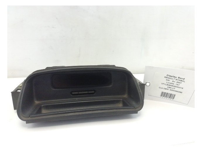 Display bord Renault Symbol 1.5 DCI 8200380298 1998-2007