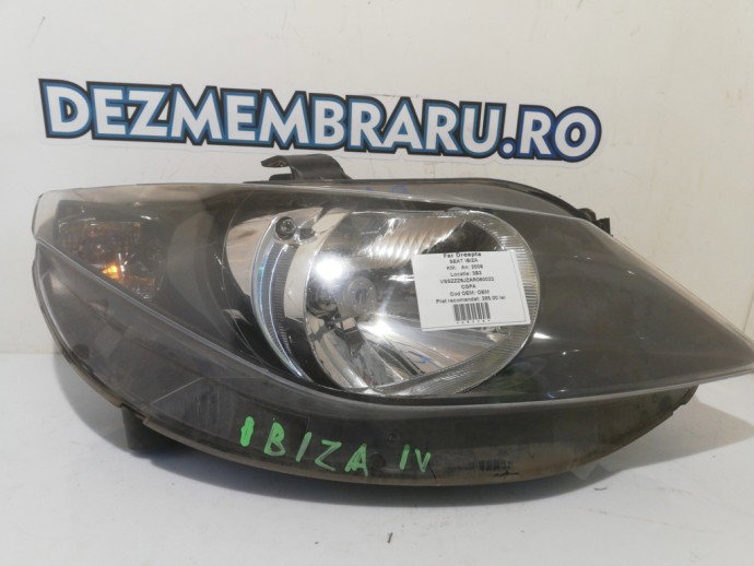Far dreapta Seat Ibiza 5 1.2 CZCB OEM 2008-2017