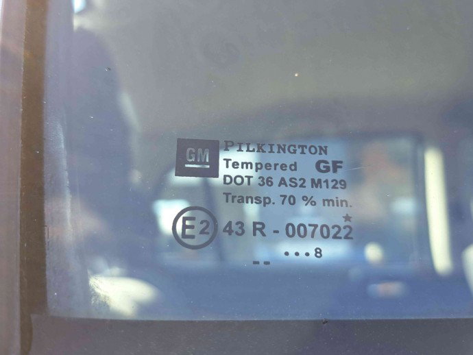 Geam fix usa dreapta spate Opel Astra G [Fabr 1998-2004] OEM