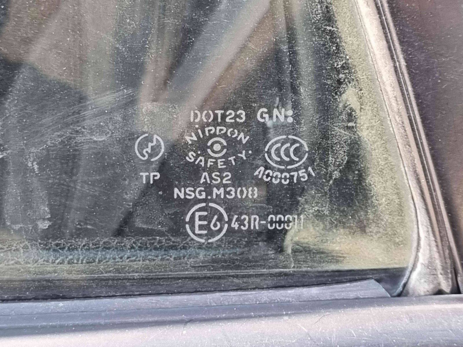 Geam fix usa stanga spate MAZDA 6 Hatchback (GG) [Fabr 2002-2008] OEM - imagine 2