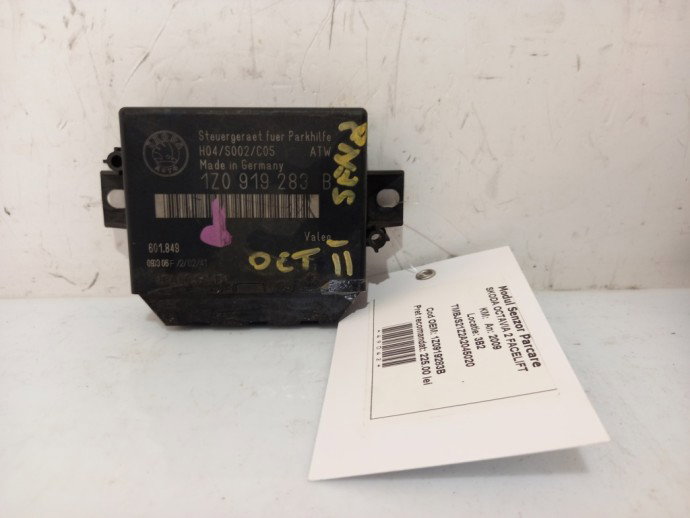 Modul senzor parcare Skoda Octavia 2 1.9 BXE 1Z0919283B 2004-2013