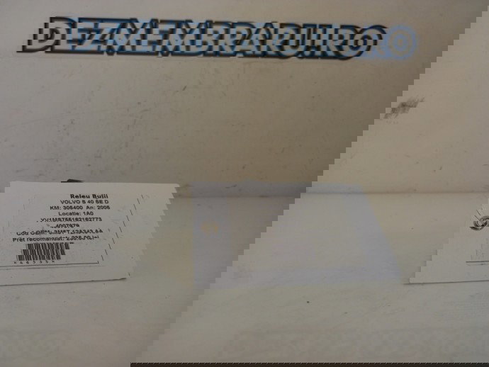 Releu bujii Volvo S 40 2.0 D 3M5T 12A343 AA 2004-2012