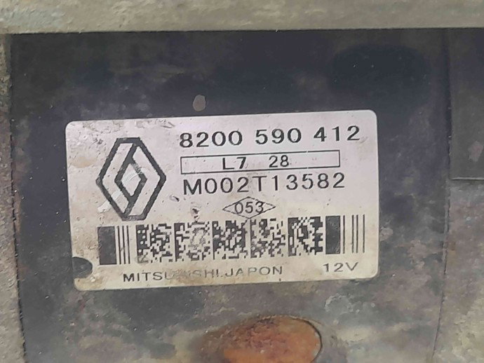 Electromotor 9 dinti Renault Symbol 2 [Fabr 2008-2012] 8200590412 1.4 MPI K7J 70  55 KW / 75 CP
