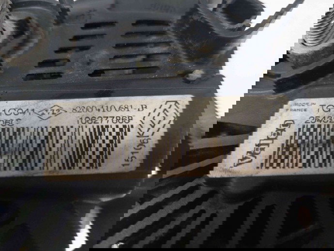 Alternator Renault Megane 2 [Fabr 2002-2008] 8200410681-B 1.5 DCI K9K-D7 12V 110A 60 KW / 82 CP