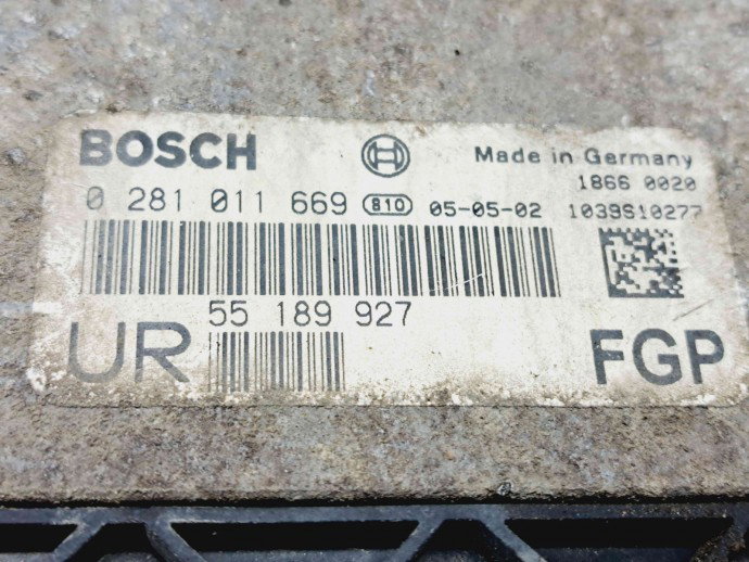 Calculator motor ECU Opel Zafira B (A05) [Fabr 2006-2011] 55189927 | 0281011669  88KW / 120CP  