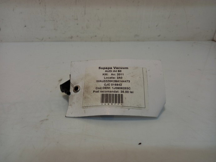 Supapa vacuum Audi A4 B8 2.0 1J0906283C 2008-2015